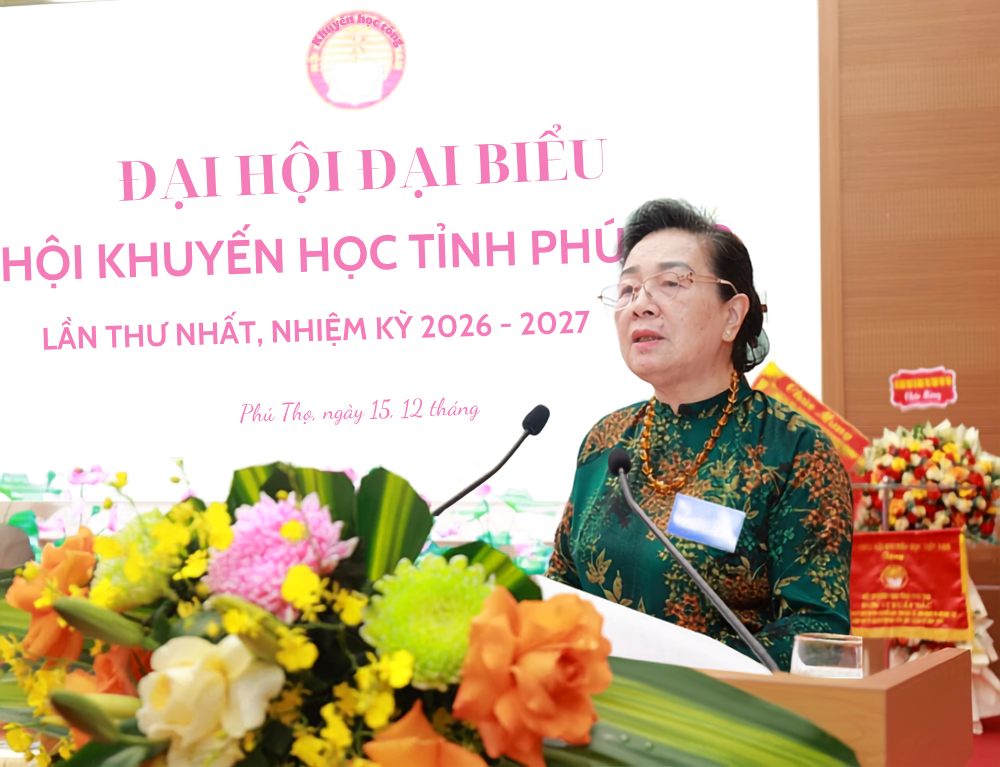 Đại hội đại biểu Hội Khuyến học tỉnh Phú Thọ lần thứ I, nhiệm kỳ 2026 - 2031